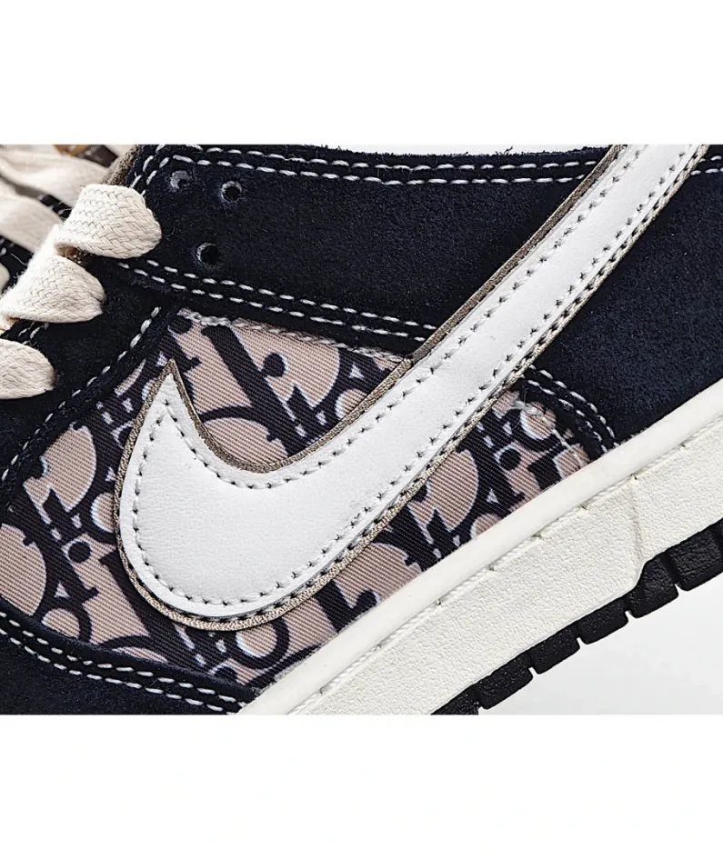 Nike SB Dunk Low x Dior low-top sneakers.