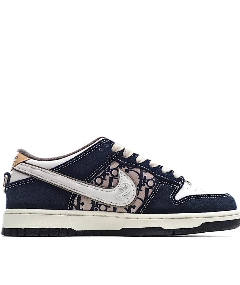 Nike SB Dunk Low x Dior low-top sneakers.