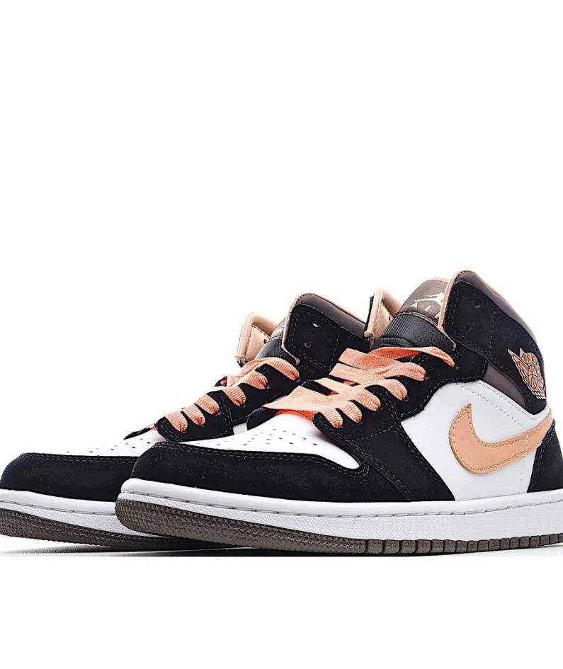 Wmns Air Jordan 1 Mid SE 'Peach Mocha'