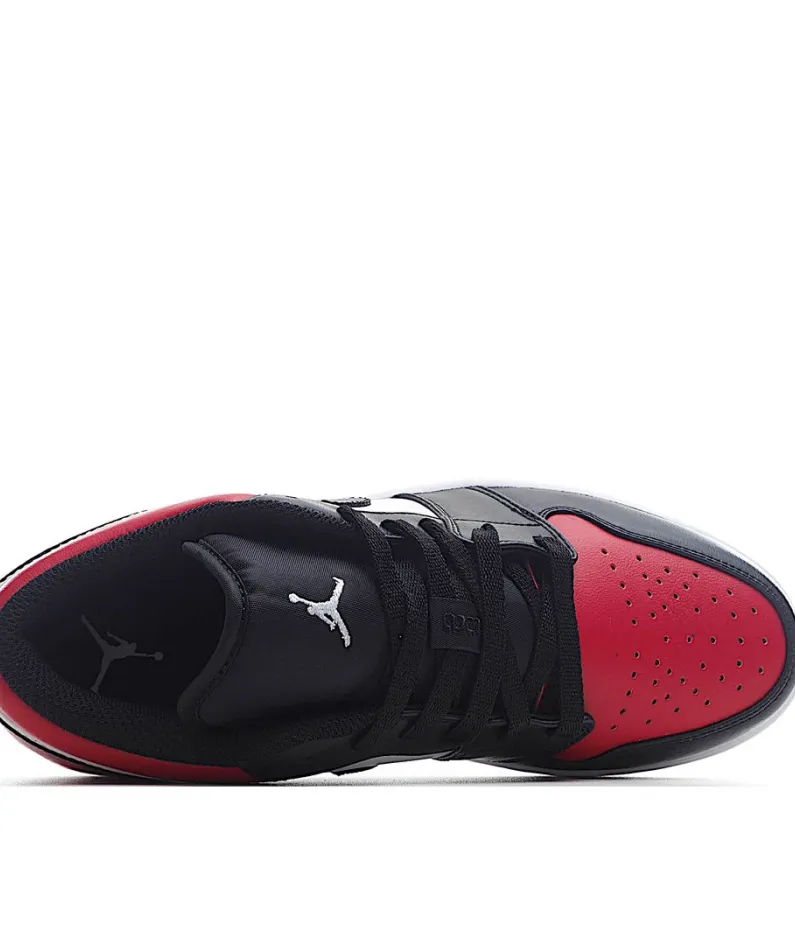  Air Jordan 1 Low GS 'Bred Toe'
