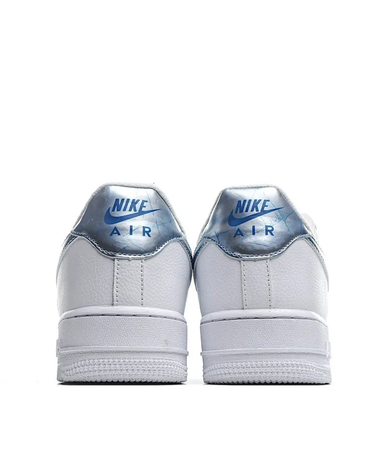 Nike Air Force1 LOW07 Trainers in White blue    蓝 