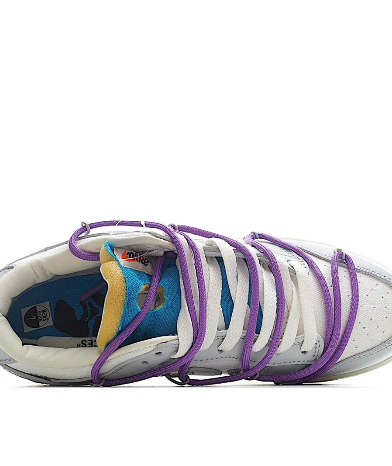 Nike SB Dunk OFF-WHITE Gray Purple