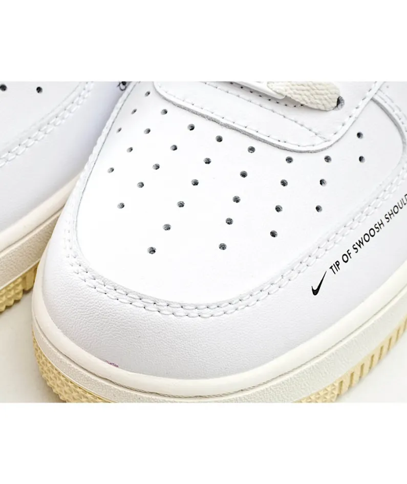 Nike Air Force 1 White Blue Orange