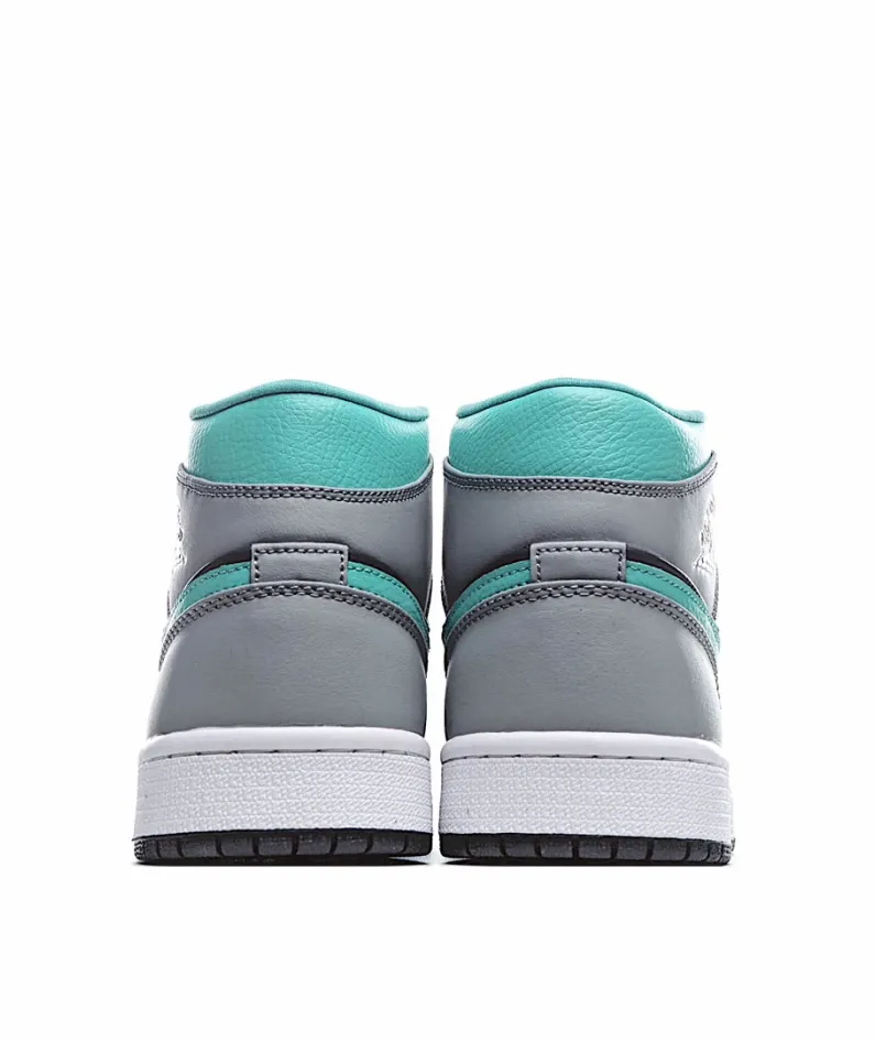 Air Jordan 1 Mid 'Grey Aqua'