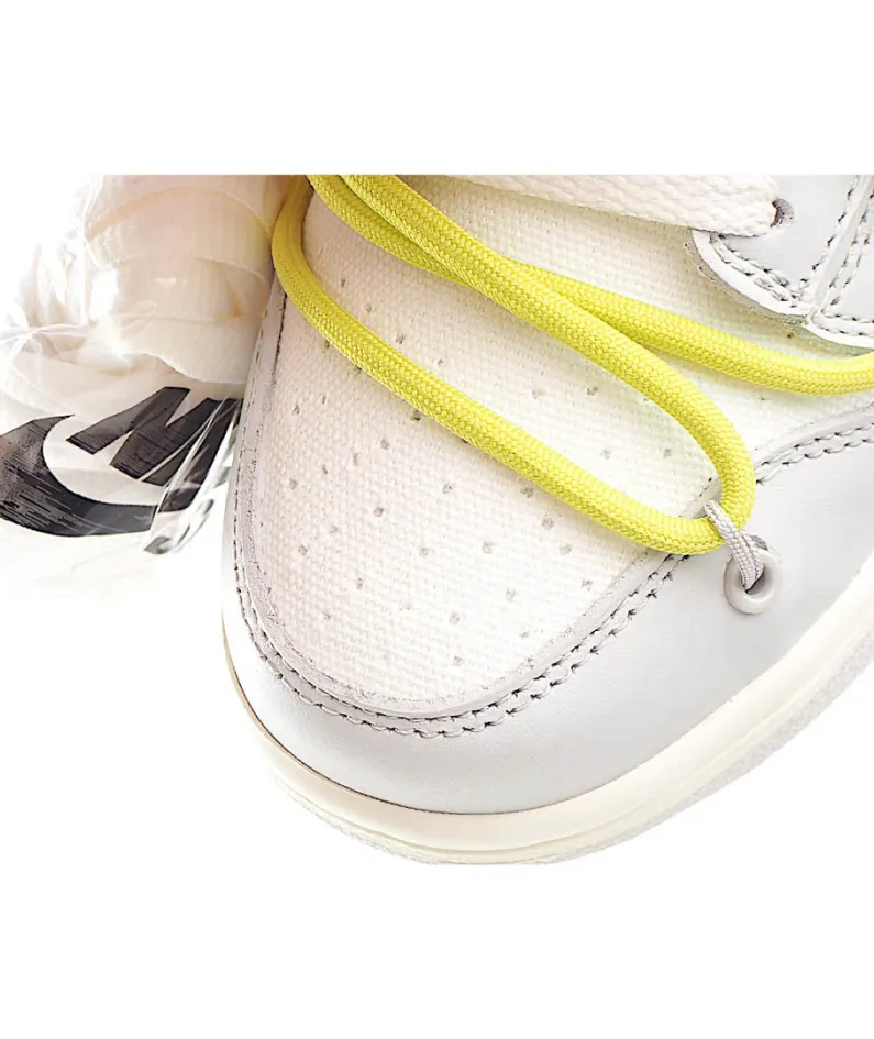 Nike 0ff-White x Nike Dunk Low "02 of 50" OW White Grey