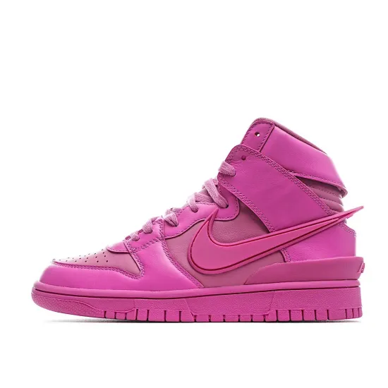 Ambush x Nike Dunk High Black 玫粉