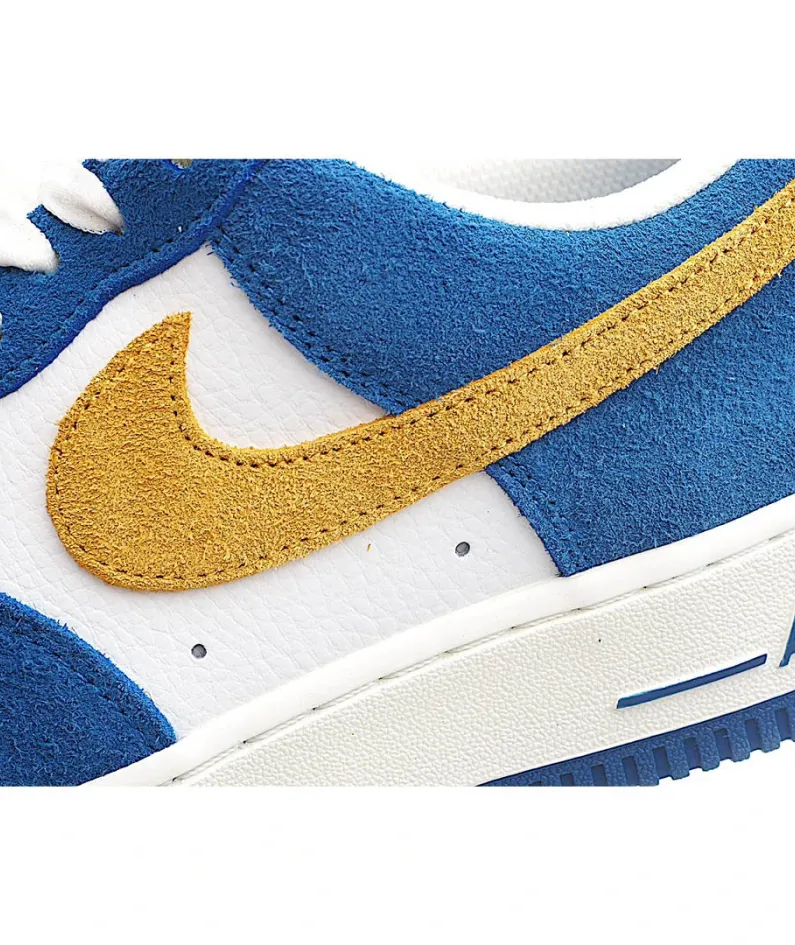 Nike Air Force 1 Blue and Yellow