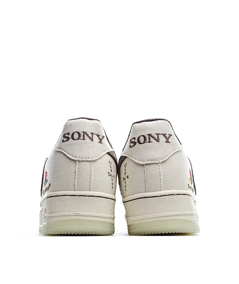 Nike Travis Scott x Playstation x Nike Air Force1 Low Low-Top Sneakers