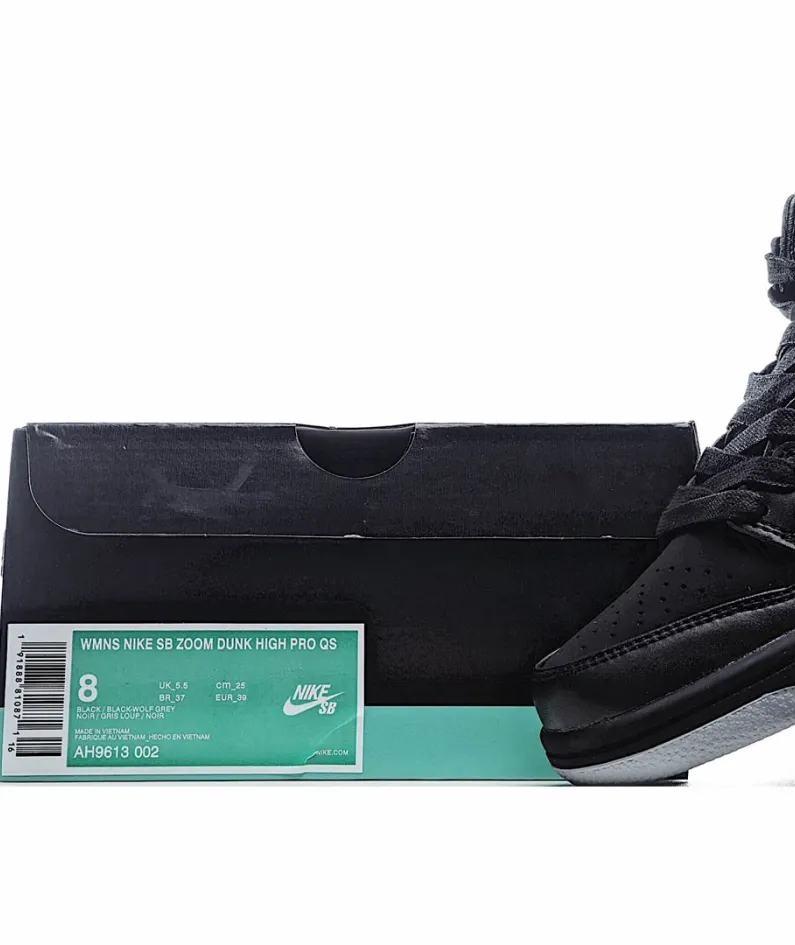 Nike SB Zoom Dunk High Bar Black 