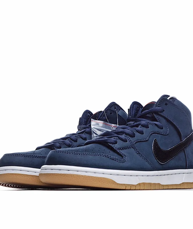 Nike SB Dunk High Pro 2020 Dark Blue Suede Black Hook