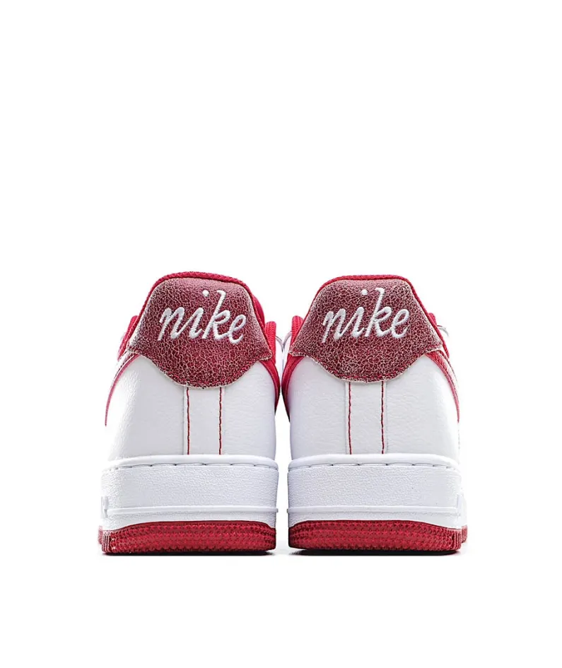 Nike Air Force 107 White Red Tick