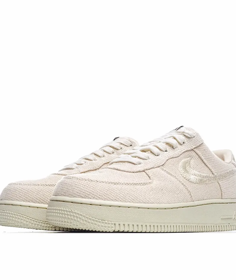 Stussy x Nike Air Force 1 Low Low Top Beige