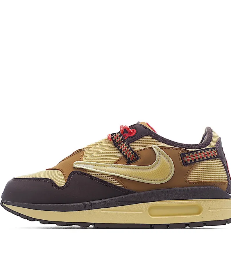 Nike Travis Scott x Air Max 1Cactus Jack⁠⁠ Running Shoe Dark Tan