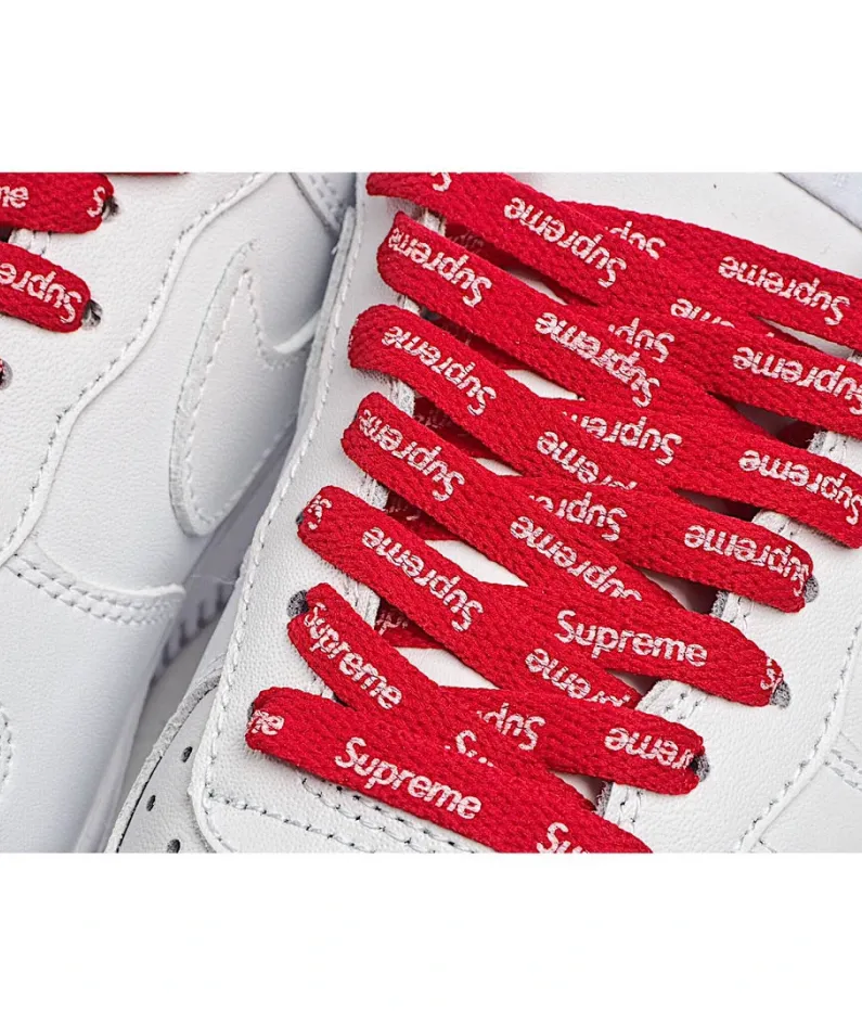 Nike Supreme X NK AIR Force 1 Low White Red
