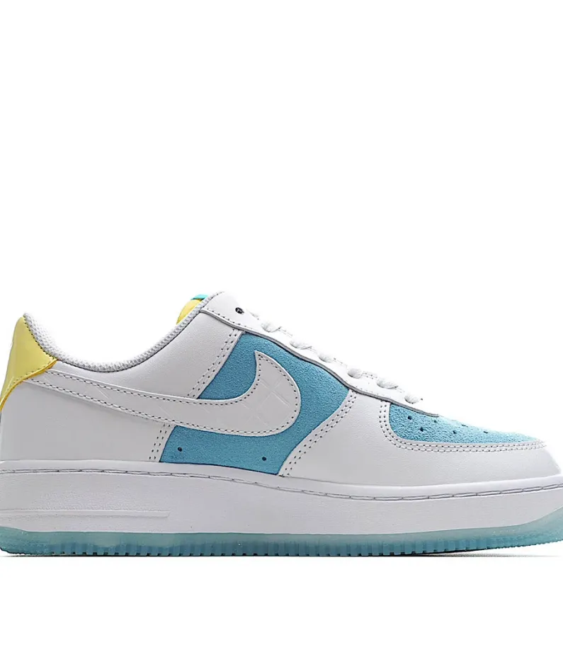 Nike Air Force 1 White and Blue