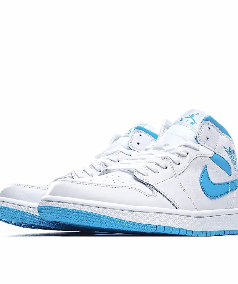 Wmns Air Jordan 1 Mid 'UNC'