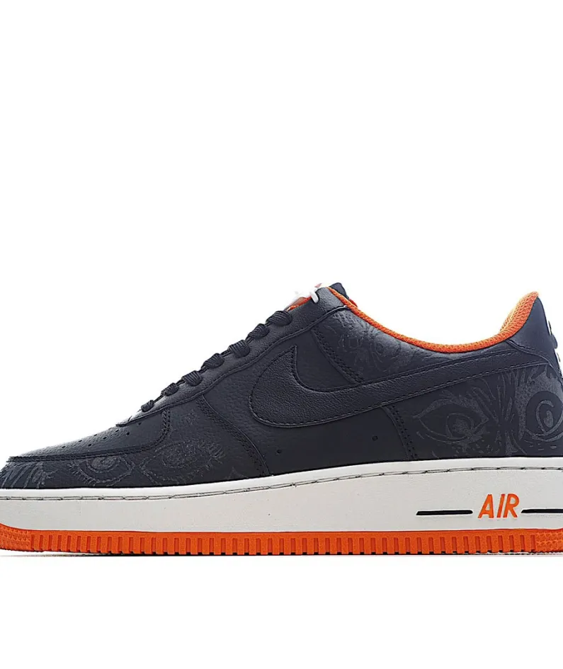 Nike Air Force 1 Black Orange