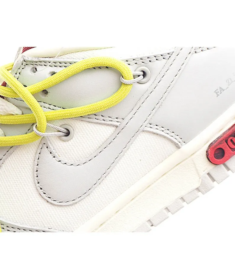 Nike 0ff-White x Nike Dunk Low "02 of 50" OW White Grey