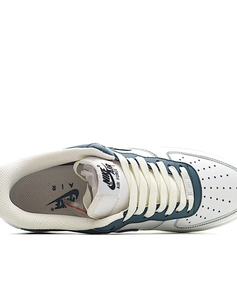 Nike Air Force 1 White and Green Reflective