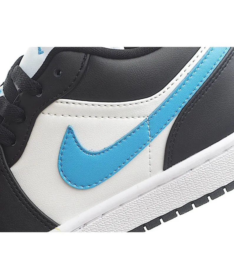 Wmns Air Jordan 1 Low 'Black University Blue'