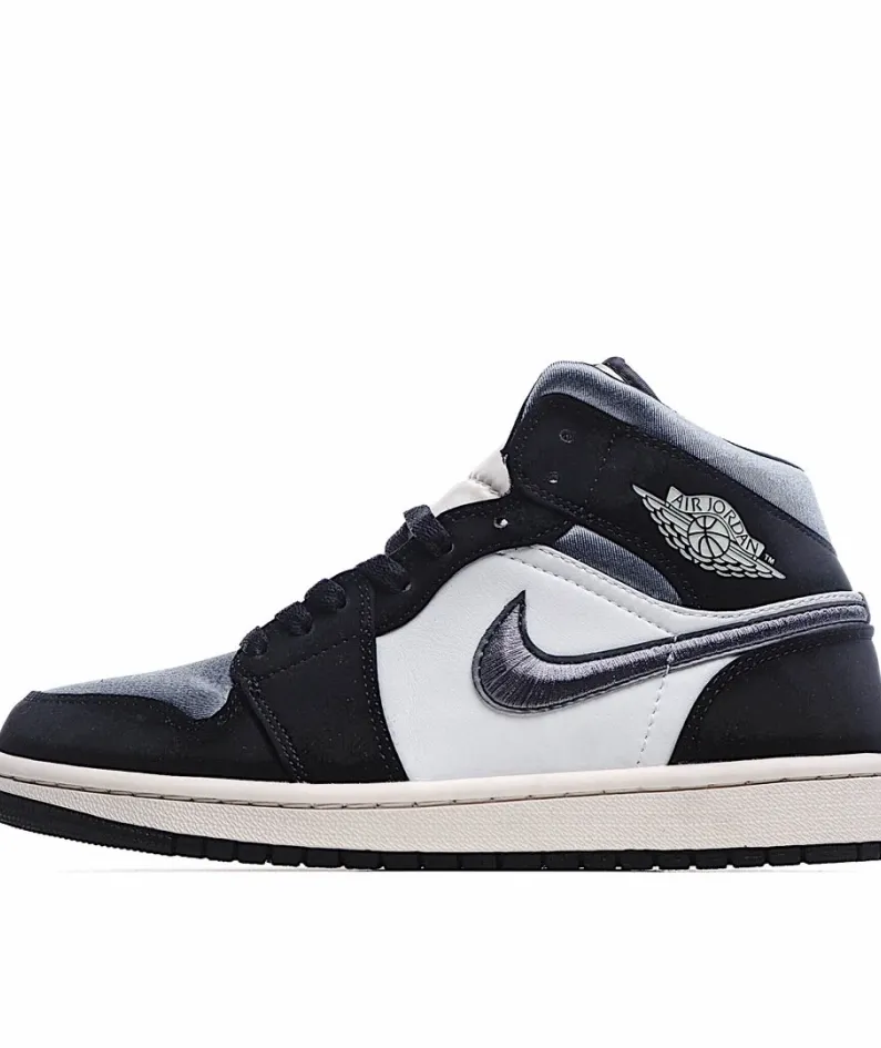 Air Jordan 1 Mid SE 'Satin Smoke Grey