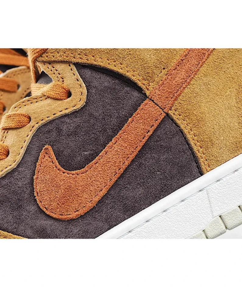 Nike Dunk High Dark Curry Yellow Black