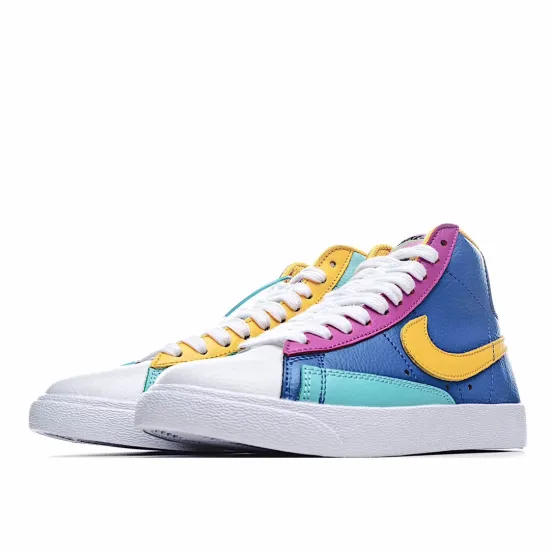 Nike Blazer Mid GS 'Aurora Purple Orange'