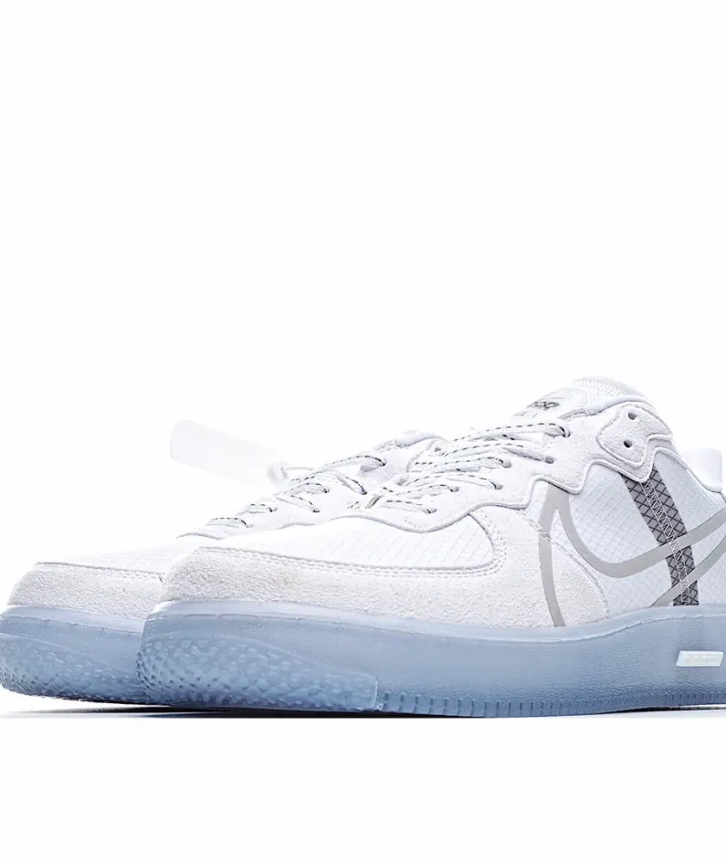 Nike Air Force 1 React QS Light Bone  蓝 