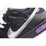 Nike 0ff-White x Nike Dunk Low Black Silver Purple