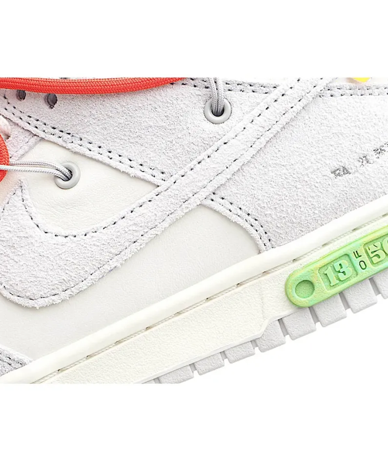 Nike SB Dunk OFF-WHITE Grey Orange Purple