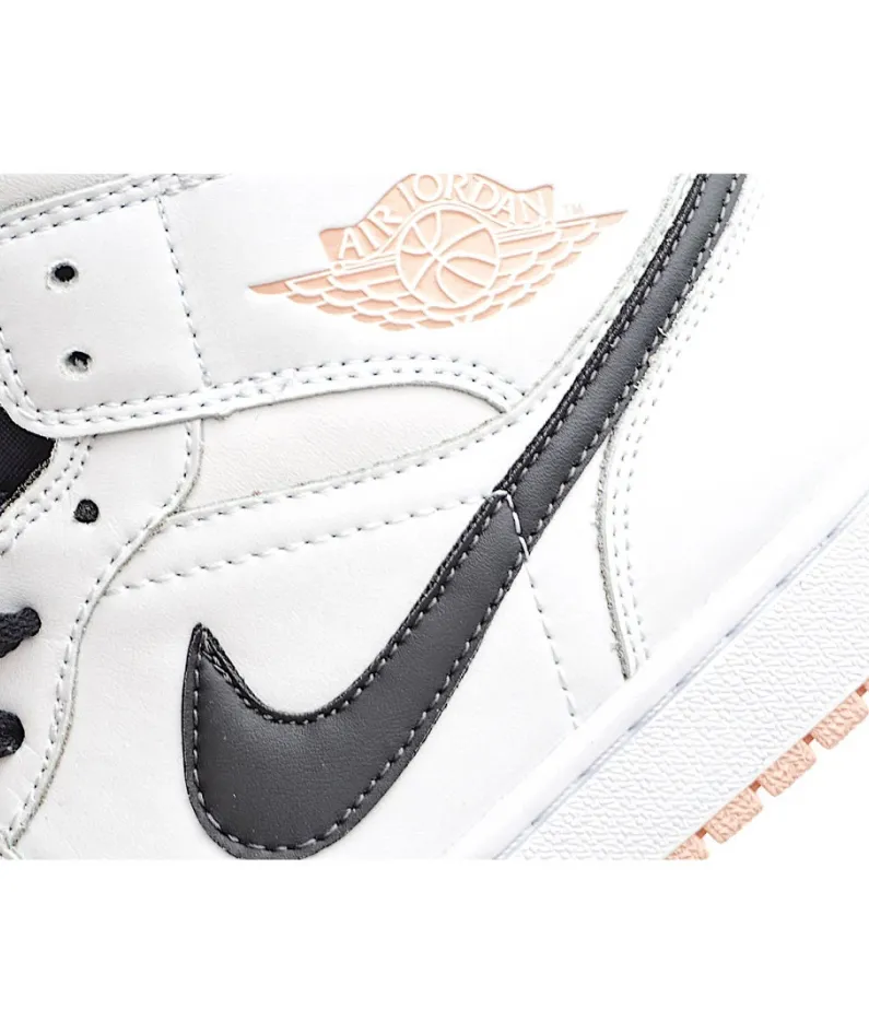 Air Jordan 1 Mid GS 'White Arctic Orange'