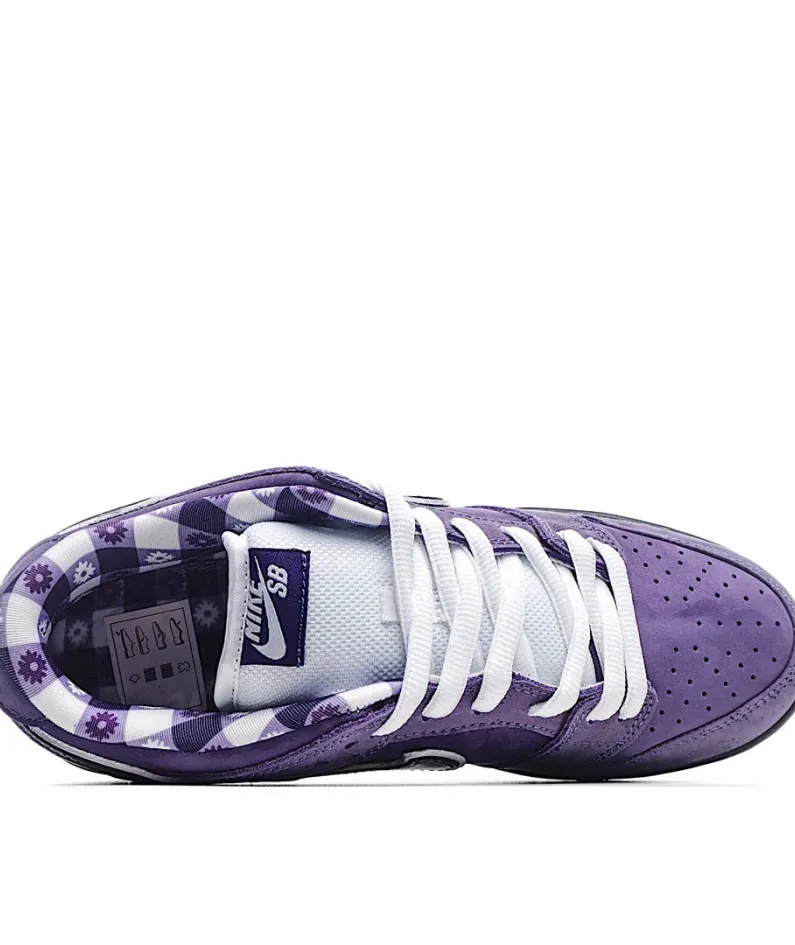 Concepts x Nike SB Dunk Low Purple Lobster Low Top Sneakers