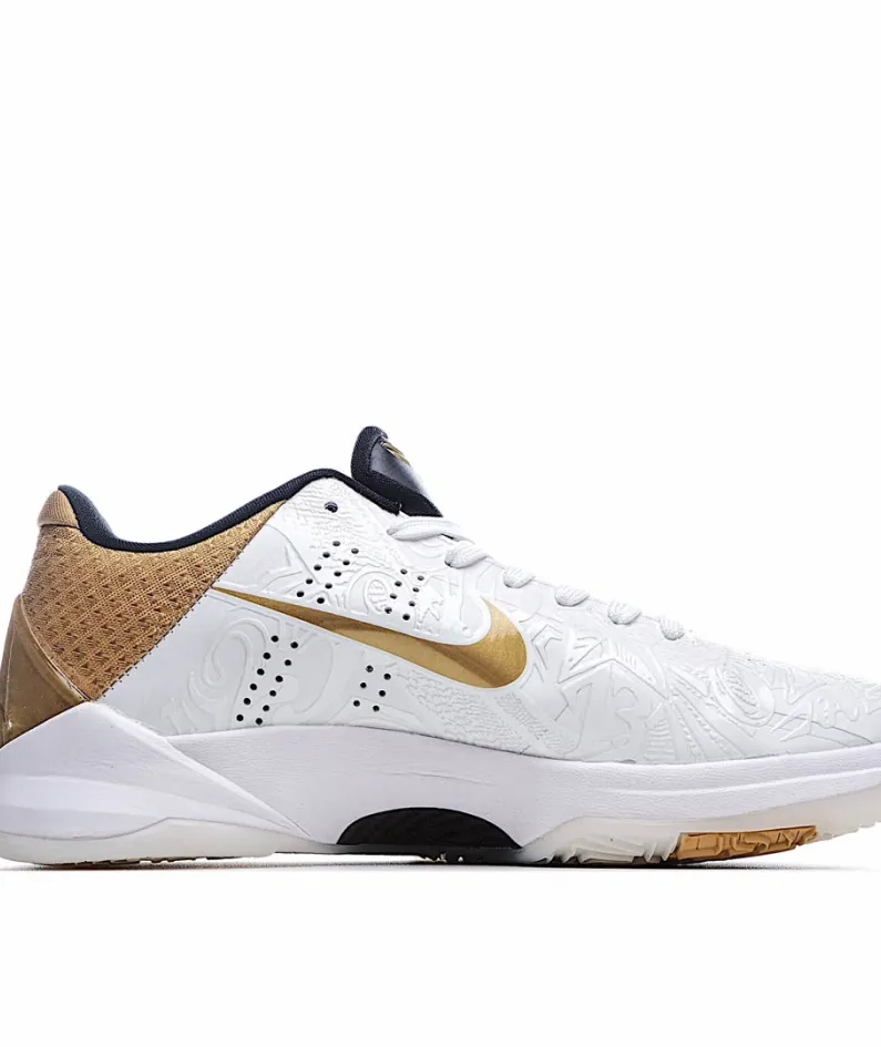 Nike Nike Zoom Kobe ProtroBig Stage Parade low-top basketball shoes black and white gold