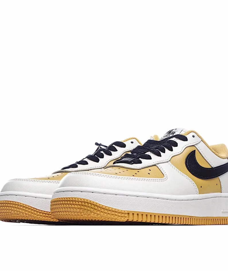 Nike Air Force1 07 White Black Yellow