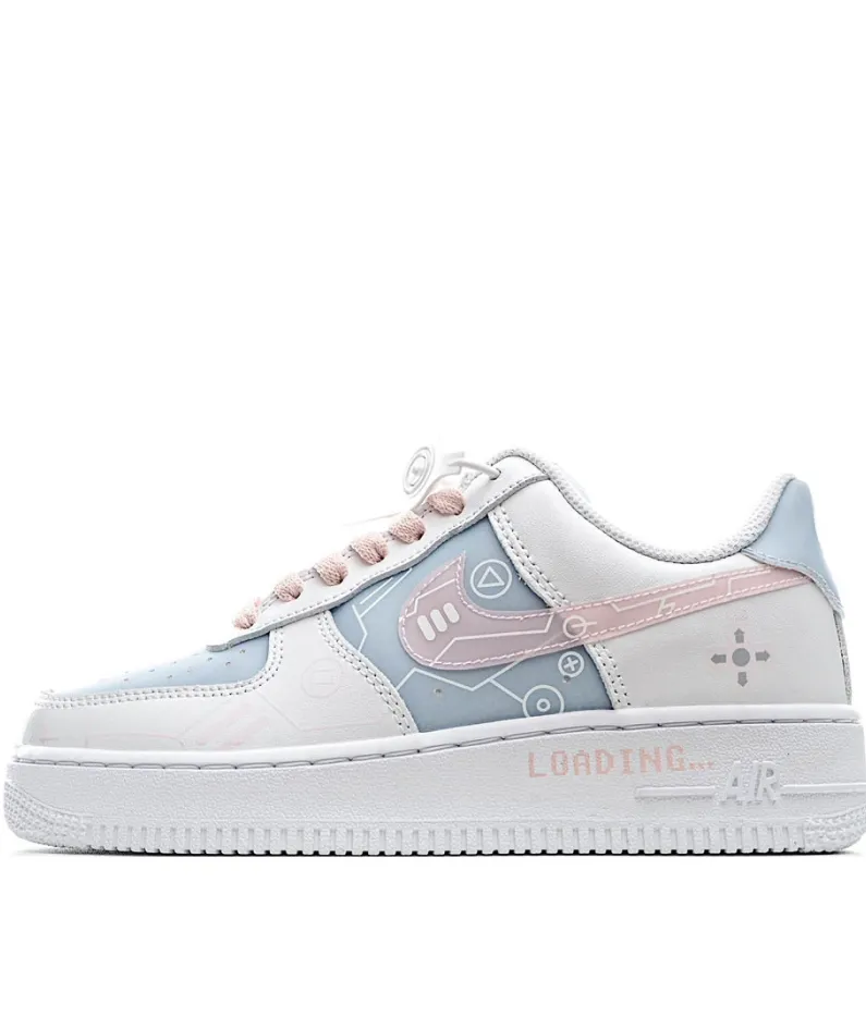 Nike Air Force 1 Low'07 White Blue Pink