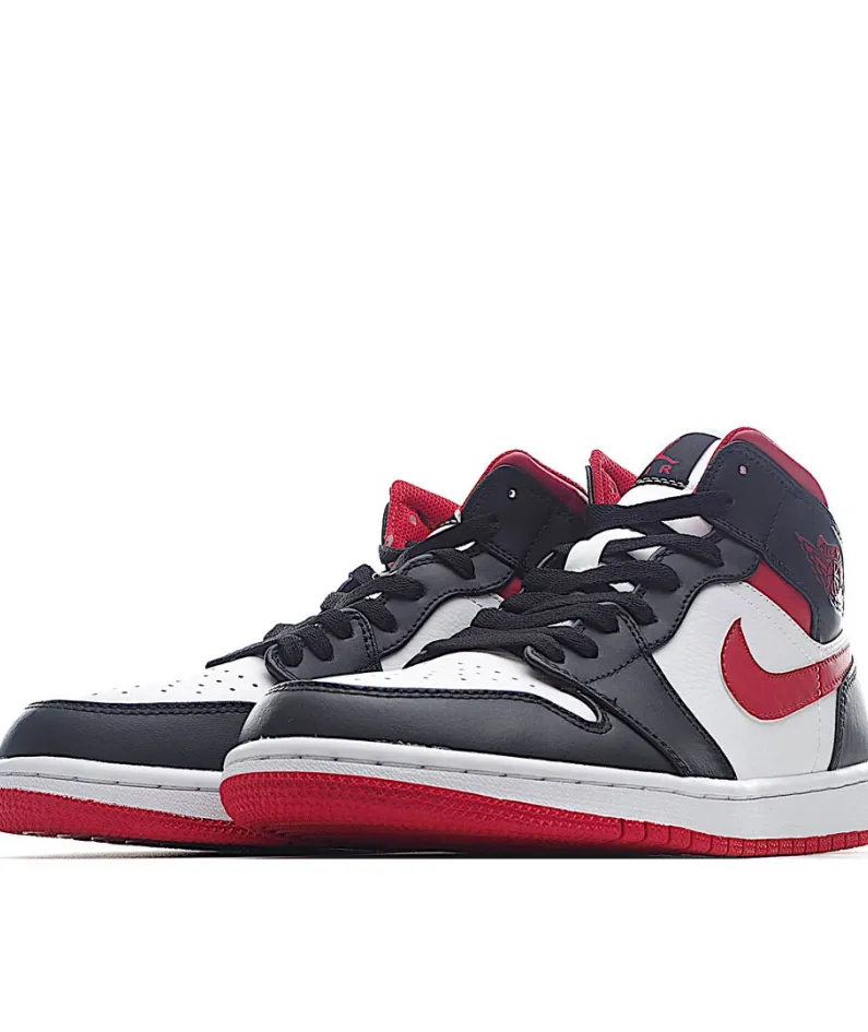 Air Jordan 1 Mid 'Black Gym Red'