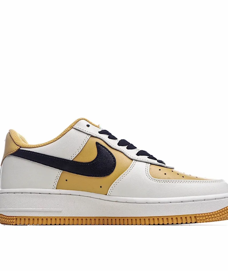 Nike Air Force1 07 White Black Yellow