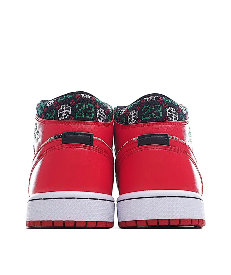 Air Jordan 1 Mid SE GS 'Ugly Christmas Sweater'