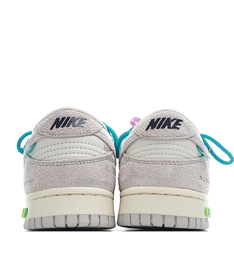 Nike SB Dunk OFF-WHITE Gray Green Purple