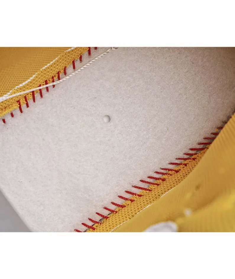 Nike Air Force1 White and Yellow Mid Top