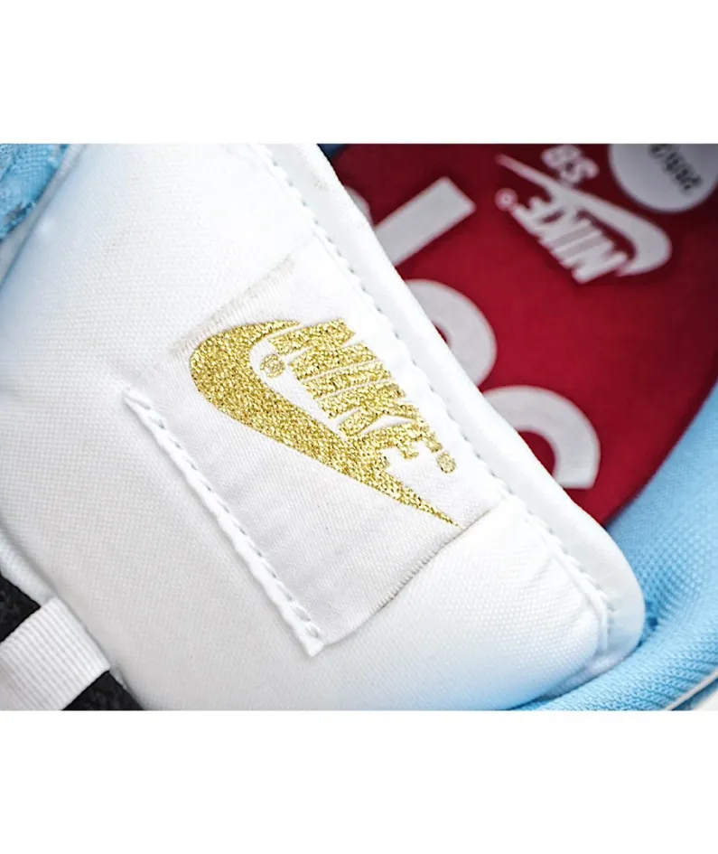 Nike SB Low Dunk Supreme x Nike North Carolina Blue