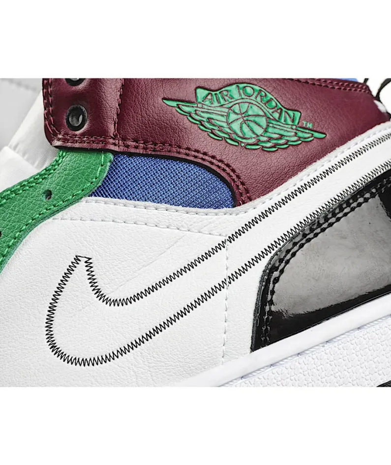 Wmns Air Jordan 1 Mid SE 'Multi-Color'