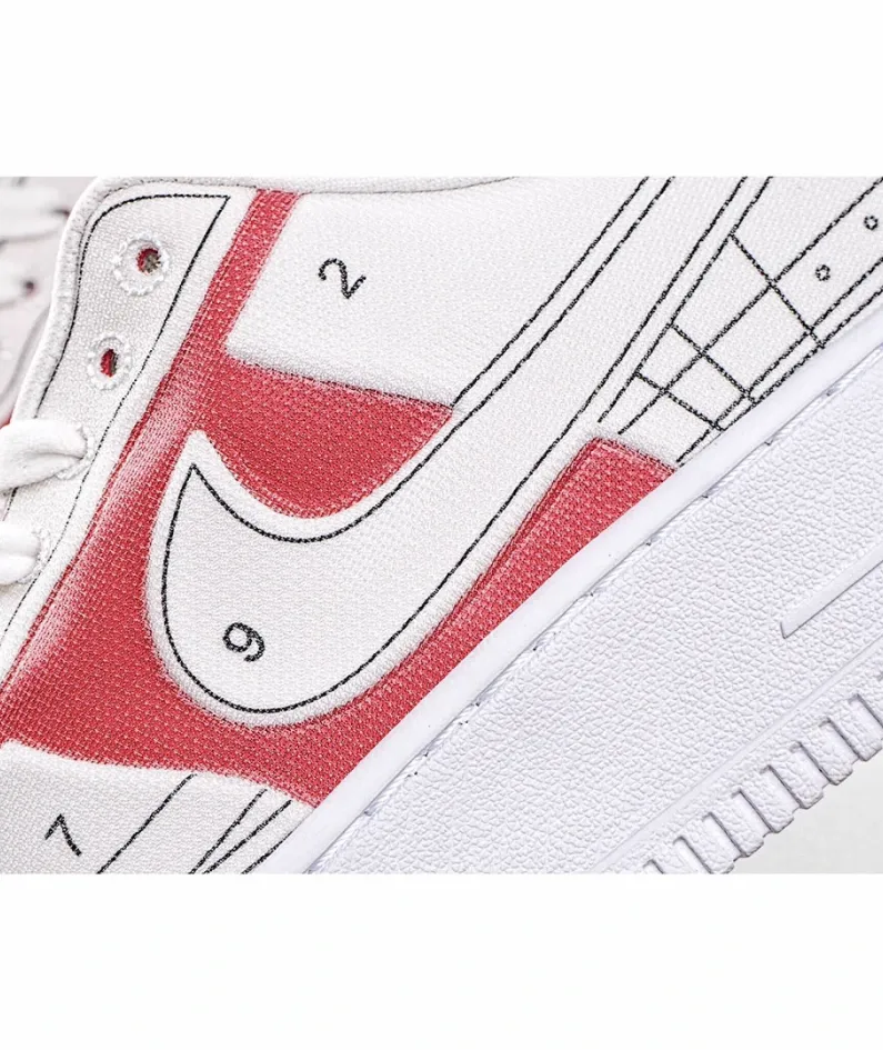 Nike Air Force 1 LX Low Top Sneakers