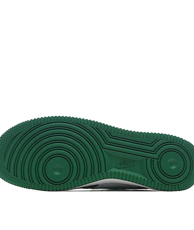 Nike Air Force Low First Use White and Green Low-Top Sneakers