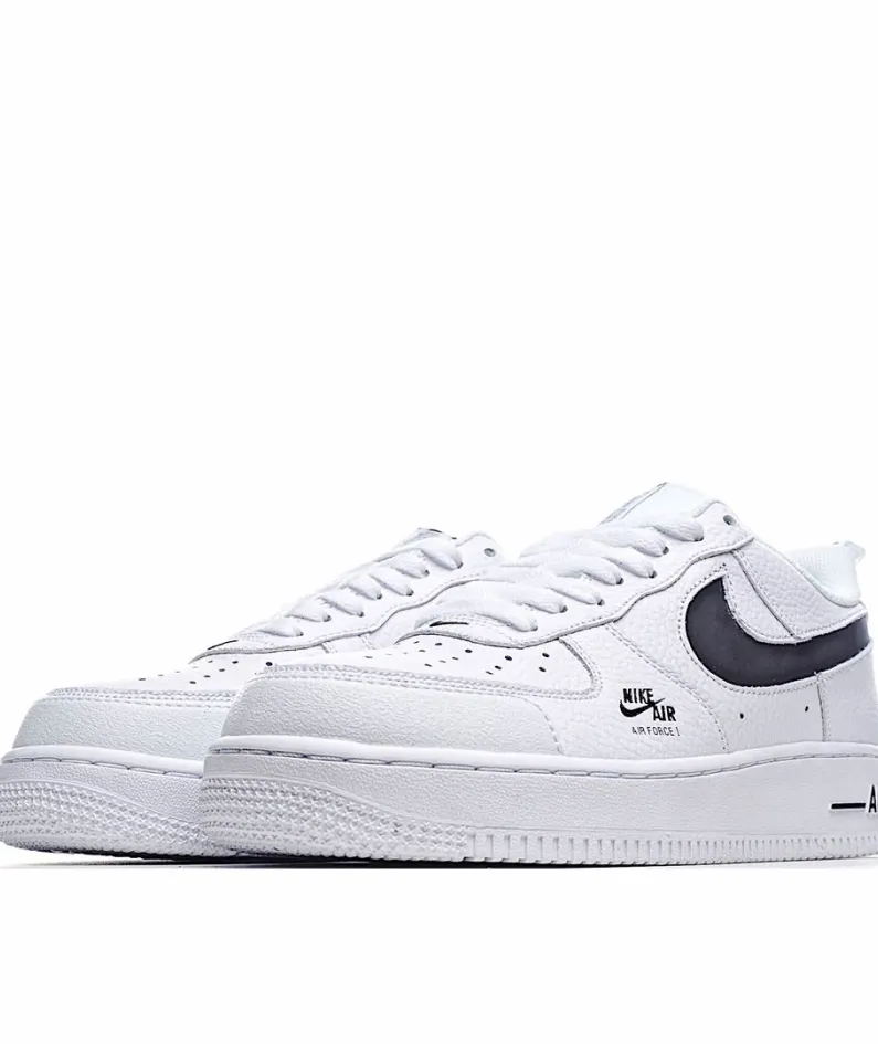 Nike Air Force 1 Low Low Top White and Black 3M Reflective