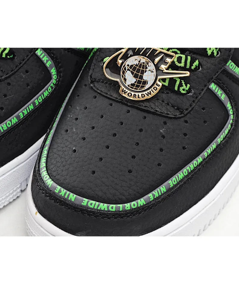 Nike Air Force 107 Low "World Wide" Black Green Red