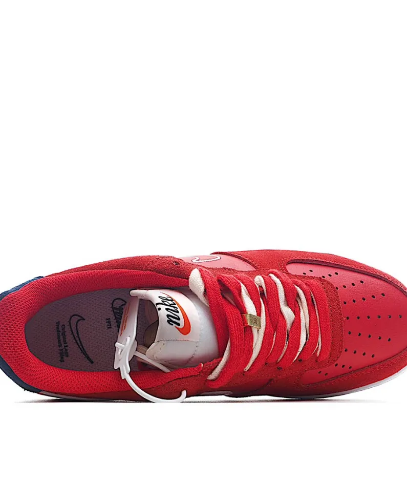Nike NK Air Force 107 Sneakers Red & Blue