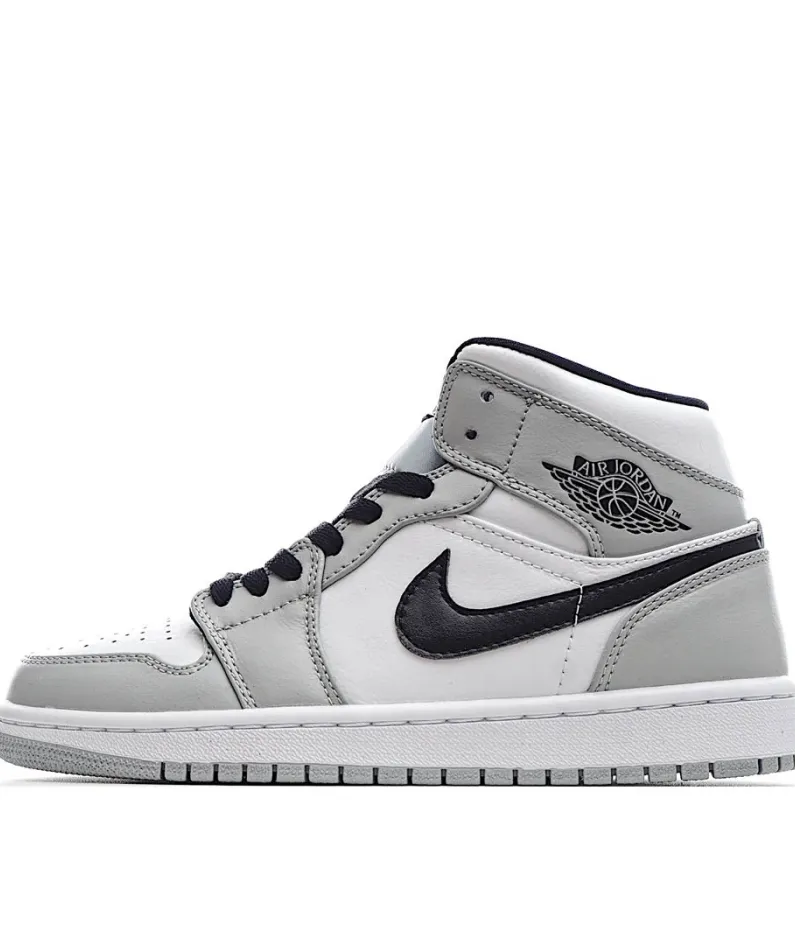 Air Jordan 1 Mid GS 'Light Smoke Grey'