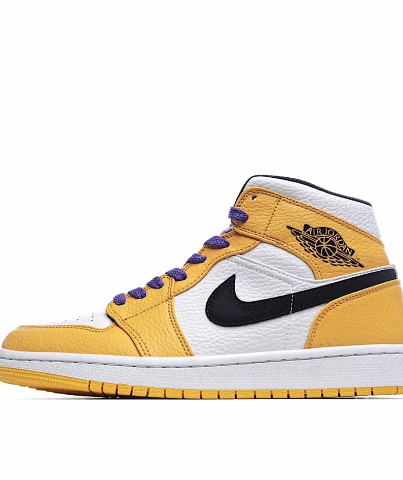 Air Jordan 1 Mid GS 'Lakers'