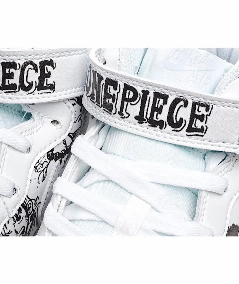 Nike Air Force 1 High 07 Black & White Mid-Top Sneakers